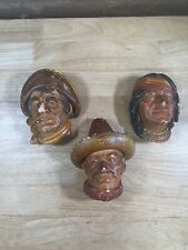 Vintage John Wayne And Friends Wall Ornaments By Legend Products Made In England picture