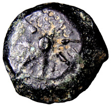 Judaea Hasmonean Kingdom Alexander Jannaeus Widow Mite Prutah Ancient Greek Coin picture