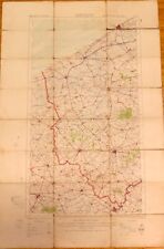 Scarce 1911 British Map Used During WW1 Ostend, Belgium. picture