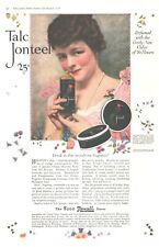 1918 Jonteel Talc Antique Print Ad WW1 Era Rexall Drug Stores picture