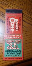 Vintage Matchcover  O'keefe Bros O-K Coal picture