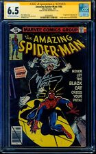 Amazing Spider-Man 194 CGC 6.5 SS OW/W Signed by Wolfman RARE Yellow Bar Error picture