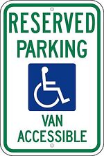 12x18 HANDICAPPED PARKING 3M engineer grade reflective sign picture