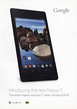 2013 Google Nexus 7: Worlds Highest Resolution Tablet Vintage Print Ad picture