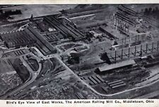 MIDDLETOWN OH - The American Rolling Mill Co. East Works Birdseye View Postcard picture