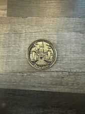 Disneyland 5 Lands Coin Token Brass Vintage picture