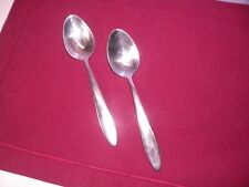 Set Of 2 Place Oval Soup Spoons Oneida Taylor Stainless Satin 7 in. GF1 picture