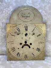  Antique 19thC Grandfather Clock Face No Movement and Weights Not Running  picture