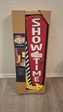 SHOWTIME Light-Up LED Wall Home Cinema Movie Theater Vintage Antique Style Sign picture