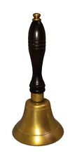 VTG Brass Wood Hand Bell School Call Service  picture