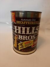 Vtg Hills Bros Coffee Can 13 oz Empty No Lid for new automatic drip coffee maker picture
