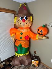 Gemmy Giant 8 Foot SCARECROW Airblown Inflatable Lawn Art Decor Rare picture