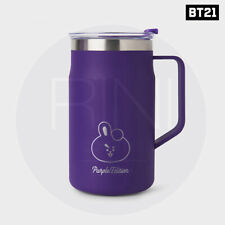 BTS BT21 Official Goods LocknLock Tumbler 600ml COOKY Purple of Wish Edition picture