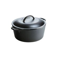 Lodge Pre-Seasoned 5 Quart Cast Iron Dutch Oven with Loop Handles picture
