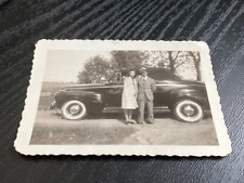 B&W Photo Couple in Wyandotte, Michigan - 1941 picture