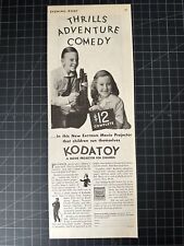 Vintage 1931 Kodatoy Kodak Kids Movie Projector Print Ad picture