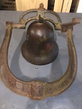 Antique Cast Iron John Deere Farm Bell picture