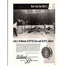 Wollensak Optical Rochester NY RAPTAR Lens RAPAX shutter 1949 Advertising Print picture