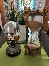 Franklin Mint Merlin's Crystal Ball & Hourglass Licensed Intl Arthurian Society picture