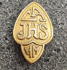 Vintage LA JHS HM Los Angeles Jr High School Lapel Pin Tie Tack Fraternity picture