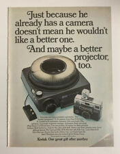1970 Kodak Print Ad Original Vintage Better Camera Projector One Great Gift picture