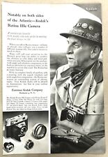 Vintage 1956 Original Print Ad Full Page - Kodak Retina IIIc Camera picture