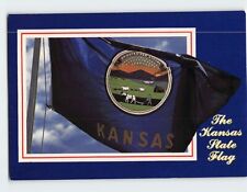 Postcard The Kansas State Flag Kansas USA picture