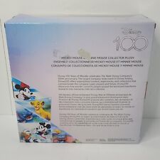 Disney 100 Years of Wonder Mickey Mouse & Minnie Mouse Collector Set Plush READ picture