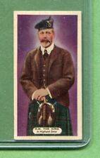 1935 ARDATH CORK CIGARETTES SILVER JUBILEE #6 H. M. THE KING IN HIGHLAND DRESS picture