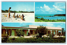 Anguilla West Indies Postcard Rendezvous Bay Hotel c1950's Multiview picture