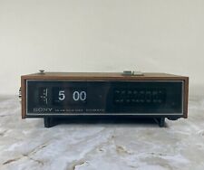 Vintage Sony 8FC-69WA FM-AM Solid State Digimatic Flip Clock Radio NEEDS REPAIR picture