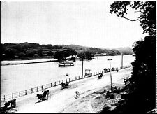 CONTINENTAL SIZE POSTCARD REPRODUCTION EAST RIVER DRIVE THE SCHYKILL RIVER 1893 picture