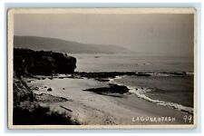 c1910's View Of Laguna Beach California CA RPPC Photo Antique Postcard picture