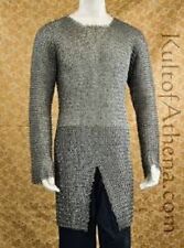 8mm Large Size Full Sleeve Chainmail Shirt Round Riveted With Flat Washer picture