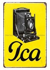 Decorative Collectibles wall decor 1920s Ica Cameras metal tin sign picture