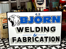 ORDRER A ORIGINAL NAME BUSINESS SIGN WELDING FABRICATION MECHANIC STORE STORAGE picture