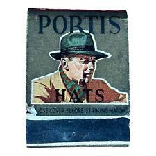 Vintage Striking Matches Portis Hats picture