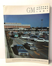 1961 General Motors GM Annual Report - 8 pages of colorful New 1962 Car picture