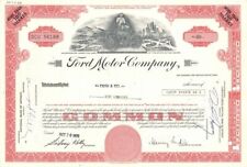 Ford Motor Co. - Automotive Stock Certificate dated 1970's - Automotive Stocks picture