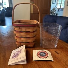 Longaberger 1995 All American Carry Along Basket & Protector. picture