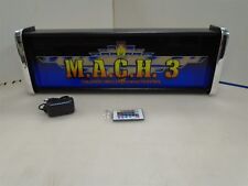 Mach 3 Marquee Game/Rec Room LED Display light box picture