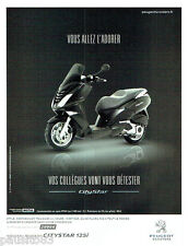 ADVERTISING 066 2011 the scooters Citystar 125i Peugeot scooters picture