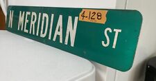 Authentic Street Road Sign North Meridian Steet Ohio 6