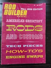 Rod Builder Annual Fall 1959 Edition picture
