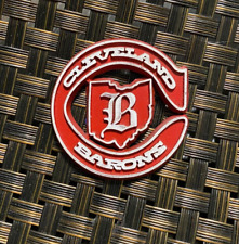 VINTAGE NHL HOCKEY CLEVELAND BARONS TEAM LOGO COLLECTIBLE RUBBER MAGNET RARE picture