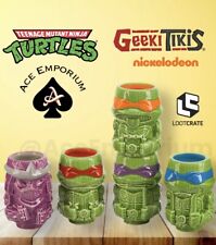 TMNT - Geeki Tikis Mini Mug Teenage Mutant Ninja Turtles Complete Shot Glass Set picture