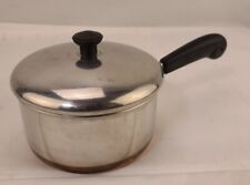 Revere Ware Vintage 1801 USA 1-1/2 Quart Saucepan Copper Bottom with Cover/Lid picture