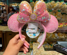 Disney Park Pink Sequined Minnie Mouse ear headband 2022 picture
