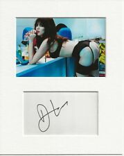 Daisy Lowe model genuine authentic autograph signature and photo AFTAL COA picture