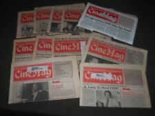 1980-1981 CINE MAGAZINE CANADIAN MOTION PICTURE & TV NEWSPAPER LOT OF 11-CW 1232 picture